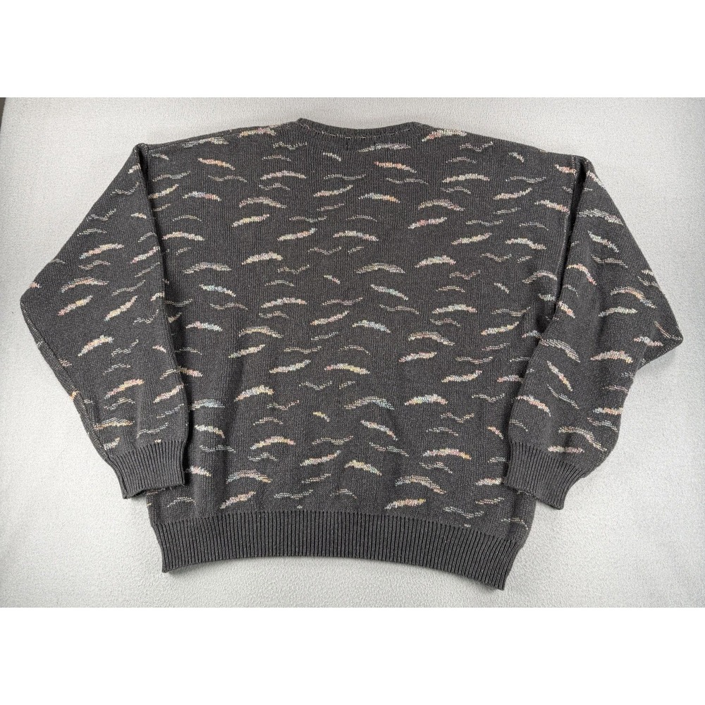 VTG 90's Mens Knit Cosby Sweater Cotton USA Made Mens XL Reunion Menswear - Picture 6 of 6